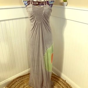 Boho hippie halter maxi dress☮️